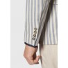 Jackets Brook Taverner Tailored Fit Roope Blue Stripe Stretch Cotton Jacket £116.00