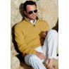 Jumpers Brook Taverner Sharpe Lemon Cotton Cable Knit Zip Neck Jumper £54.00