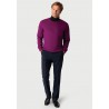 Jumpers Brook Taverner Devon Plum Cotton Merino Crew Neck Jumper £54.00