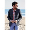 Jackets Brook Taverner Regular Fit Tatton Indigo Cotton Linen Jacket £116.00