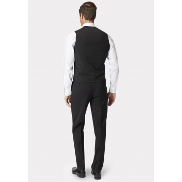 Waistcoats Brook Taverner Tailored Fit Avalino Charcoal Waistcoat £62.00