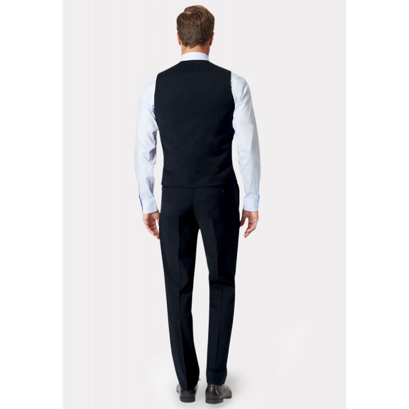 Waistcoats Brook Taverner Tailored Fit Avalino Navy Waistcoat £62.00