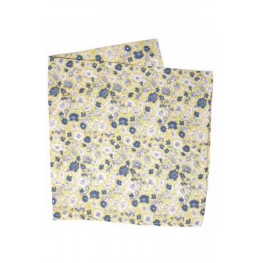 Pocket Square Soprano Ties Soprano Light Yellow Floral Silk Pocket Square £16.00