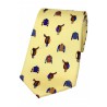 Silk Ties Soprano Ties Soprano Racing Colours And Saddles On Pastel Ground Country Silk Tie £21.00