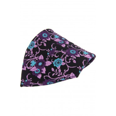 Pocket Square Soprano Ties Soprano Purple Lilac Floral Patterned Silk Pocket Square £15.00