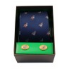 Cufflinks Soprano Ties Grouse On Navy Ground Tie And Cufflink Set £40.00