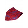 Silk Hankies Soprano Ties Soprano Red And Sky Paisley Silk Hanky £15.00