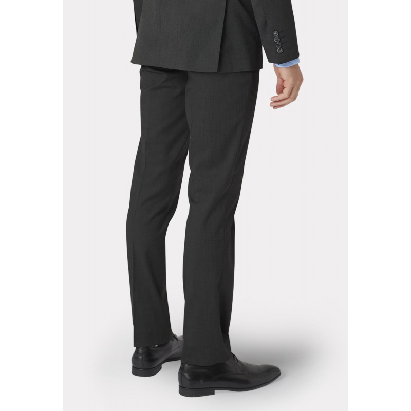 Suits Brook Taverner Tailored Fit Pegasus Charcoal Pin Dot Washable Suit Trousers £44.00