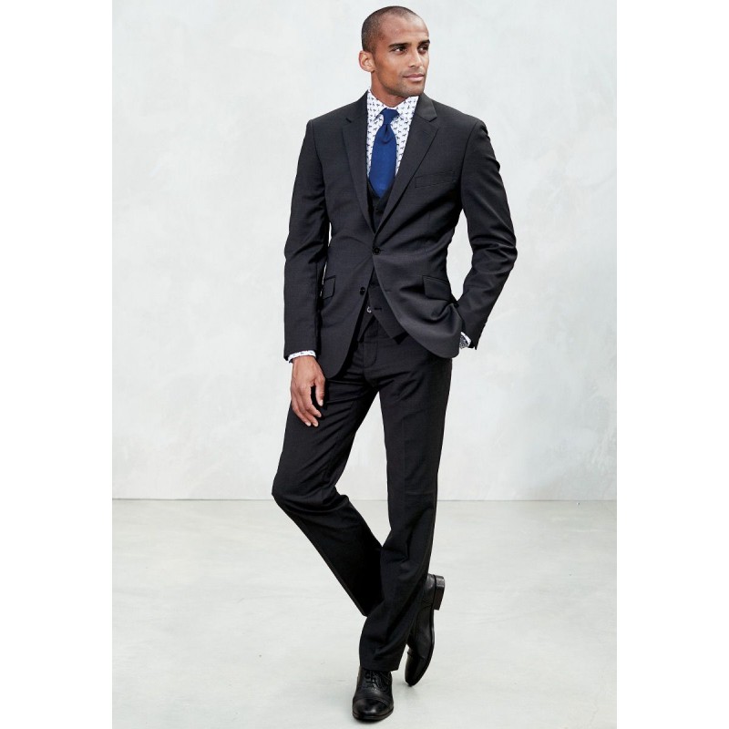 Suits Brook Taverner Tailored Fit Avalino Charcoal Suit Trousers £63.00