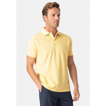 Evening Jackets Brook Taverner Milford Lemon Pure Cotton Pique Polo Shirt £36.00