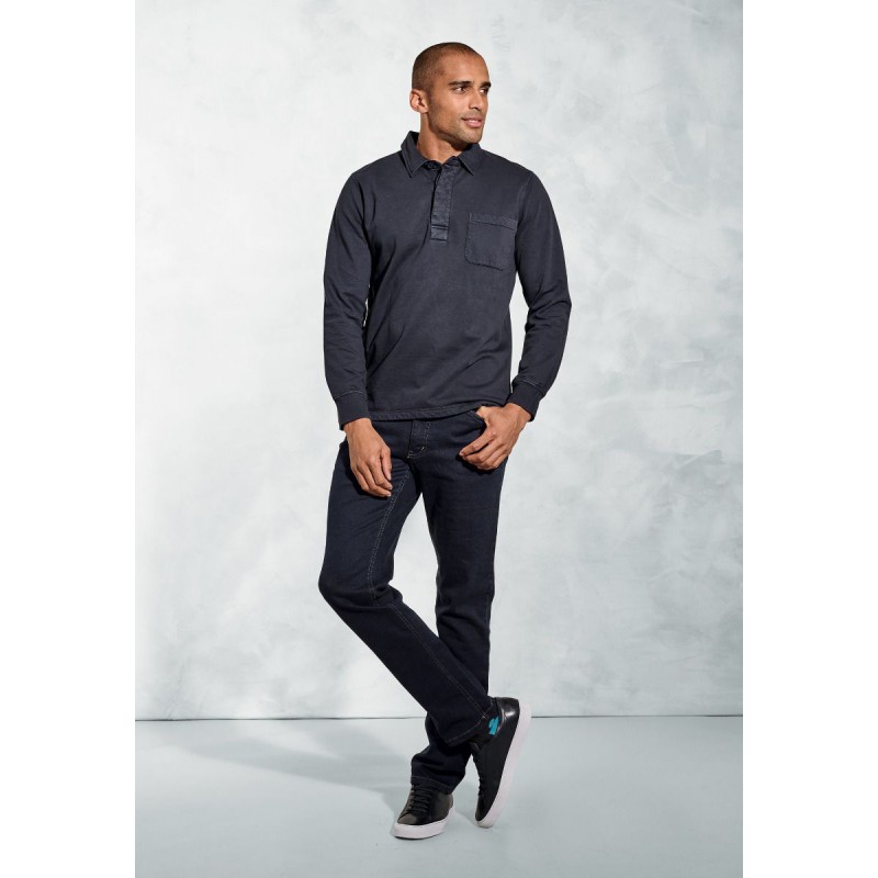 Sweatshirts Brook Taverner Sheridan Navy Cotton Rugby Sweatshirt £62.00