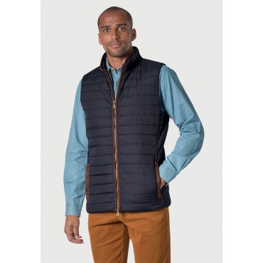 Gloves Brook Taverner Tampa Navy Quilted Puffer Gilet £62.00