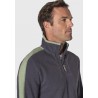 Sweatshirts Brook Taverner Cork Airforce Cotton-Rich Zip Neck Sweatshirt £62.00