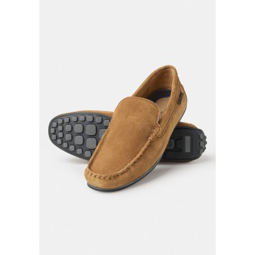 Moccasins Brook Taverner Cognac Suede Moccasin £89.00