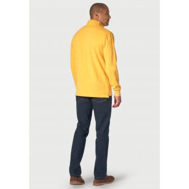 Pocket Square Brook Taverner Cash Pure Cotton Lemon Zip Neck Sweatshirt £62.00