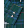 Poplin Shirts Brook Taverner Regular Fit Green Tartan Cotton Shirt £116.00