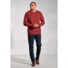 Jumpers Brook Taverner Pickering Berry Lambswool Guernsey Ribbed Crew Neck Jumper £71.00