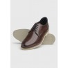 Leather Shoes Brook Taverner Bark Brown Leather Derby Shoe £71.00