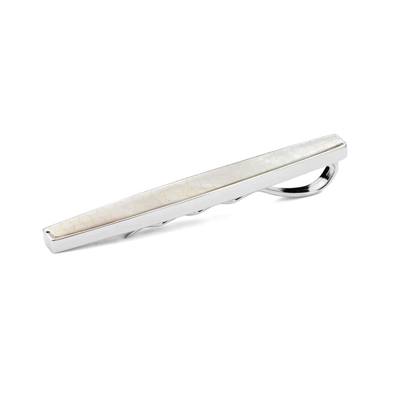 Tie Bars Babette Wasserman Deco Arabesque Tie Bar Mother Of Pearl £71.00