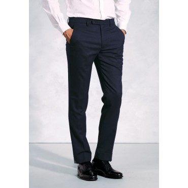 Flannel Trousers Brook Taverner Tailored Fit Olney Navy Flannel Trouser £71.00