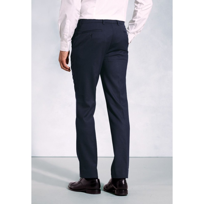 Flannel Trousers Brook Taverner Tailored Fit Olney Navy Flannel Trouser £71.00