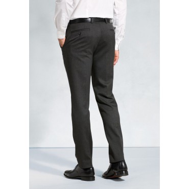 Flannel Trousers Brook Taverner Tailored Fit Olney Charcoal Flannel Trousers £71.00