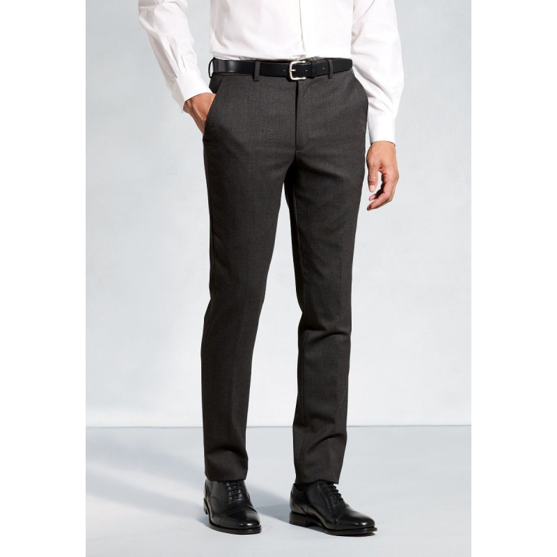 BT-8706D Brook Taverner Regular Fit Olney Charcoal Flannel Trousers £71.00