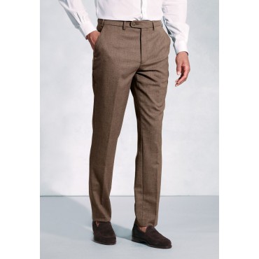 Flannel Trousers Brook Taverner Regular Fit Olney Caramel Flannel Trouser £71.00