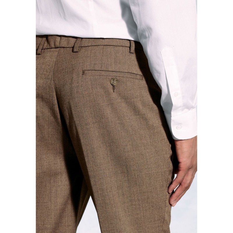 Flannel Trousers Brook Taverner Regular Fit Olney Caramel Flannel Trouser £71.00