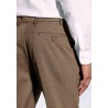 Flannel Trousers Brook Taverner Regular Fit Olney Caramel Flannel Trouser £71.00