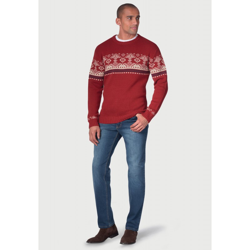 Jumpers Brook Taverner Whistler Berry Fairisle Jumper £89.00