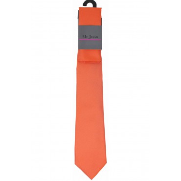 Polyester Ties Soprano Ties Mr Jason Matching Plain Orange Polyester Tie And Hanky Set £12.00