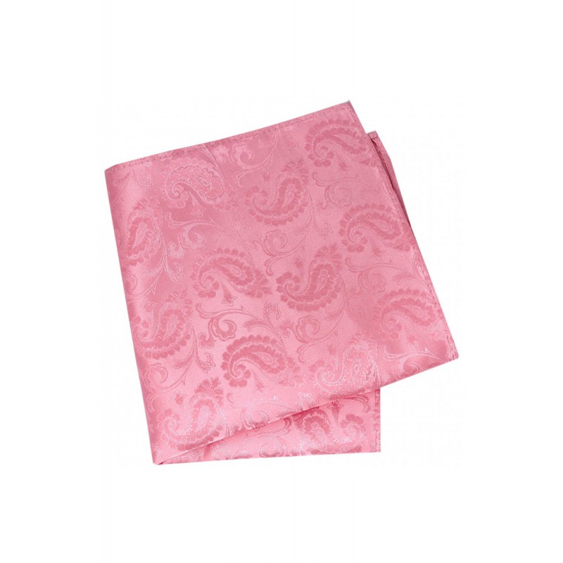 Pocket Square Soprano Ties Soprano Baby Pink Paisley Silk Pocket Square-ST-HANKWST7061 £15.00