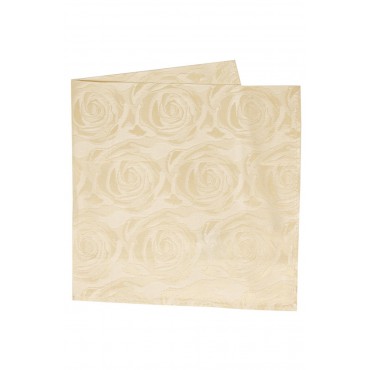 Pocket Square Soprano Ties Soprano Cream Rose Mens Silk Pocket Square £15.00