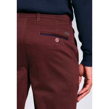 Fit Trousers Brook Taverner Tailored Fit Yeo Wine ThermoliteR Trouser £62.00