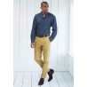 Fit Trousers Brook Taverner Tailored Fit Amiss Sand Linen Cotton Stretch Trouser £54.00