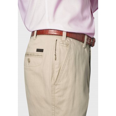 Fit Trousers Brook Taverner Tailored Fit Illingworth Stone Cotton Stretch Trouser £45.00