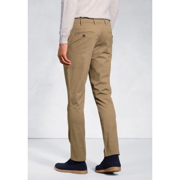 Fit Trousers Brook Taverner Tailored Fit Ben Sand Non-Iron Cotton Stretch Chinos £54.00