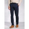 Fit Trousers Brook Taverner Tailored Fit Ben Navy Non-Iron Cotton Stretch Chinos £54.00