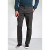 Fit Trousers Brook Taverner Tailored Fit Aristotle Charcoal Textured Cotton Stretch Chinos £45.00