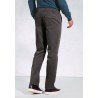 Fit Trousers Brook Taverner Tailored Fit Aristotle Charcoal Textured Cotton Stretch Chinos £45.00