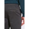 Fit Trousers Brook Taverner Tailored Fit Aristotle Charcoal Textured Cotton Stretch Chinos £45.00