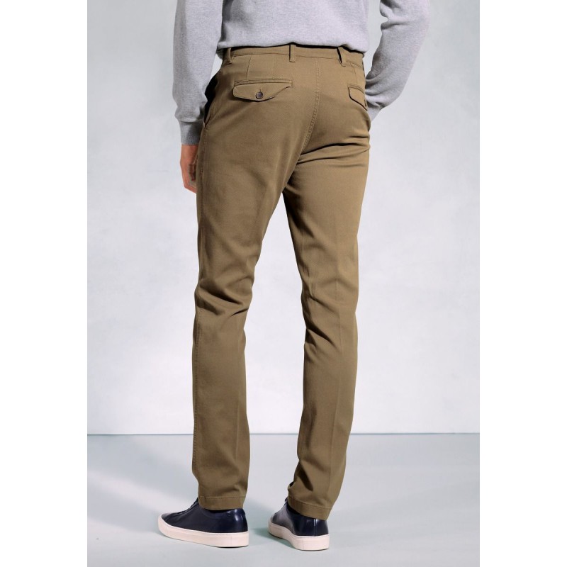 Fit Trousers Brook Taverner Tailored Fit Aristotle Sand Textured Cotton Stretch Chinos £45.00