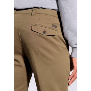 Fit Trousers Brook Taverner Tailored Fit Aristotle Sand Textured Cotton Stretch Chinos £45.00