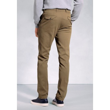 Fit Trousers Brook Taverner Regular Fit Aristotle Sand Textured Cotton Stretch Chinos £45.00