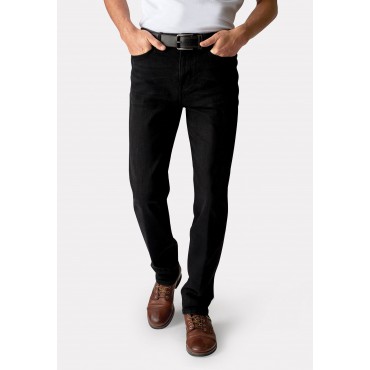 Fit Trousers Brook Taverner Tailored Fit Boulder Black Denim Jeans £54.00