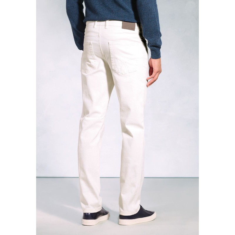 Fit Trousers Brook Taverner Regular Fit Douglas Off White Denim Jeans £54.00