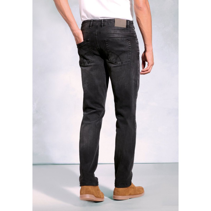 Fit Trousers Brook Taverner Regular Fit Douglas Charcoal Denim Jeans £54.00