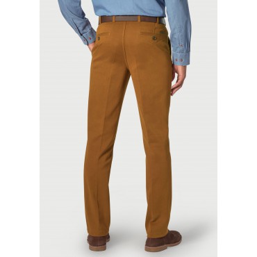 Fit Trousers Brook Taverner Tailored Fit Seychelles Dijon Cotton Blend Twill Trouser £54.00