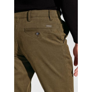 Fit Trousers Brook Taverner Tailored Fit Seychelles Olive Cotton Blend Twill Trouser £54.00